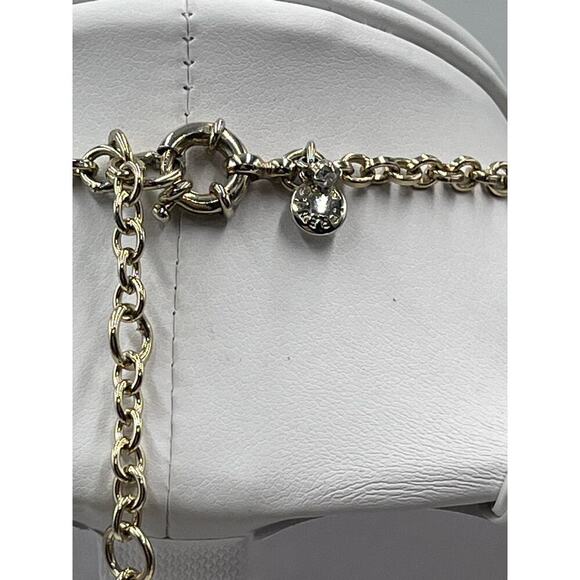 J. Crew Two Tone Light Dark Green Cabochon Gold Tone Statement Necklace - Picture 10 of 14